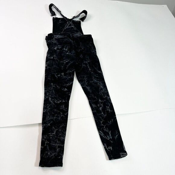 BlankNYC Pants Bibs Womens 27 Black Adjustable Strap Button One-Piece Dungaree - Picture 2 of 10